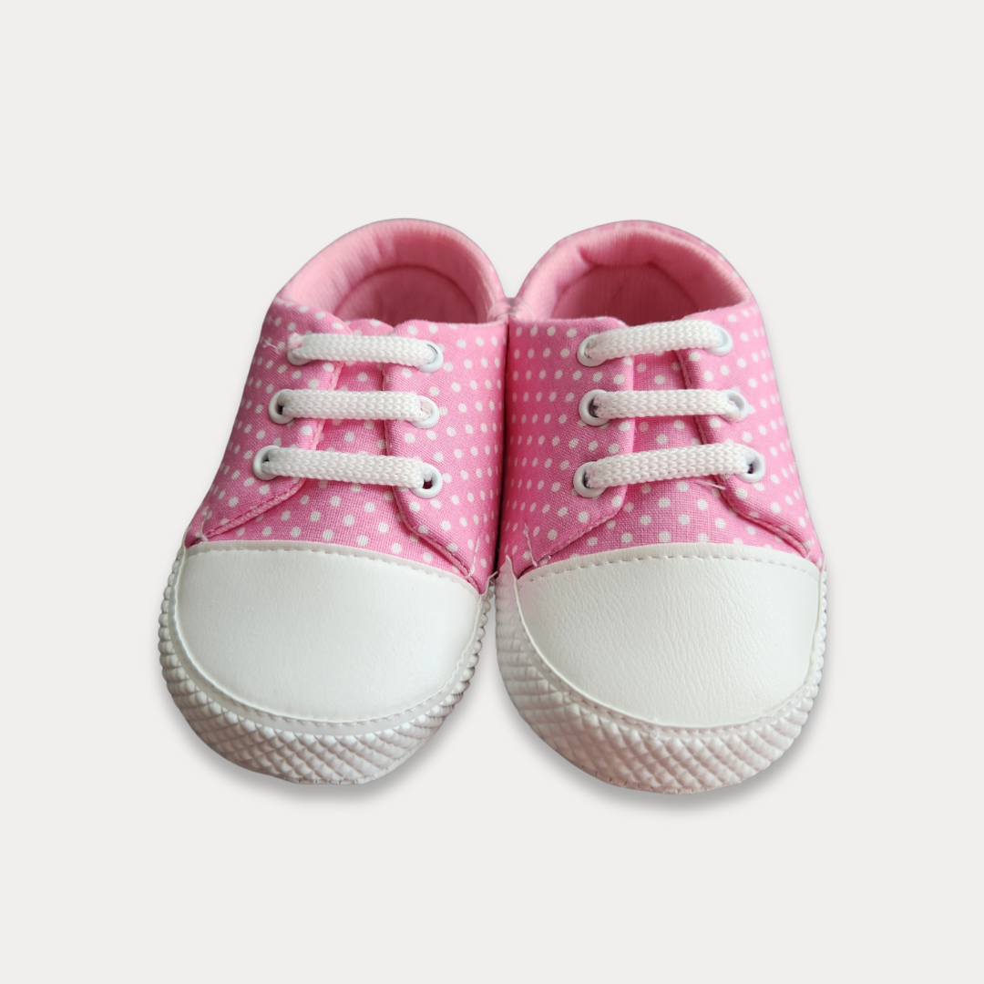 Polka Dot Print Baby Shoes - MiniMe.mu