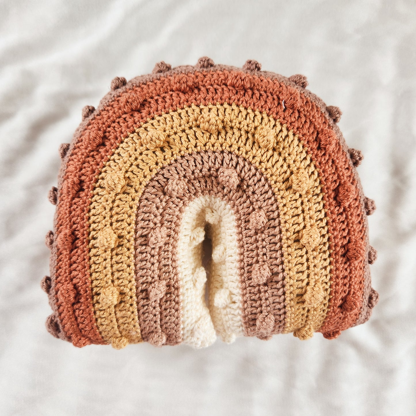 Crochet Bobble Decorative Pillow - Mini Me