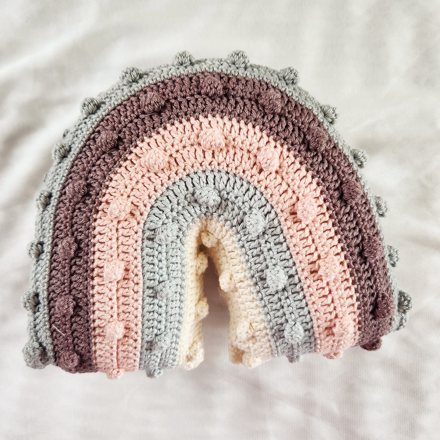 Crochet Bobble Decorative Pillow - Mini Me