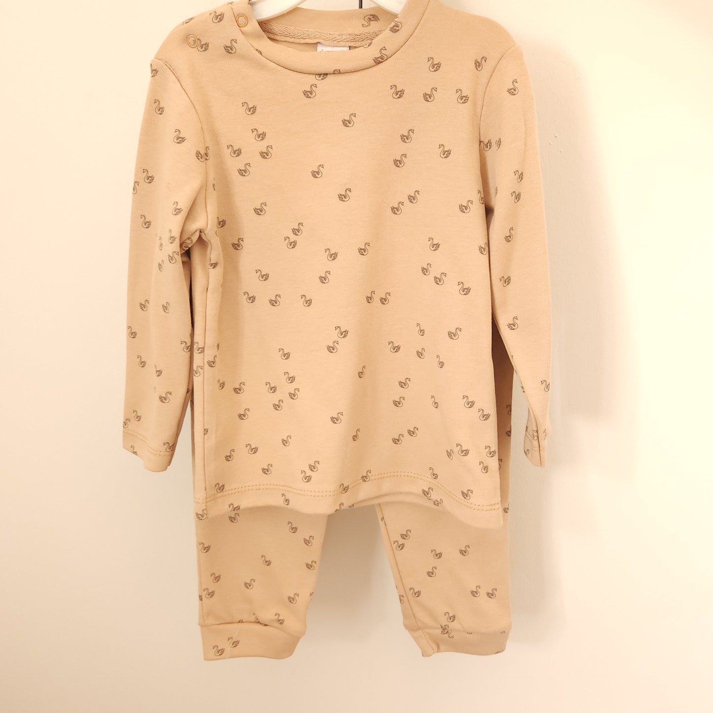 Swan Sleepy Long Sleeve Pyjama Set - Mini Me