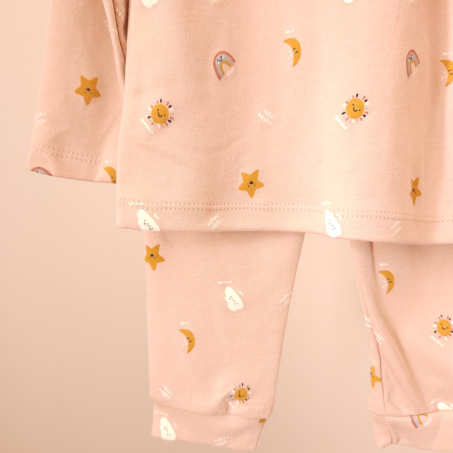 Sky Gaze Sleepy Long Sleeve Pyjama Set - Mini Me