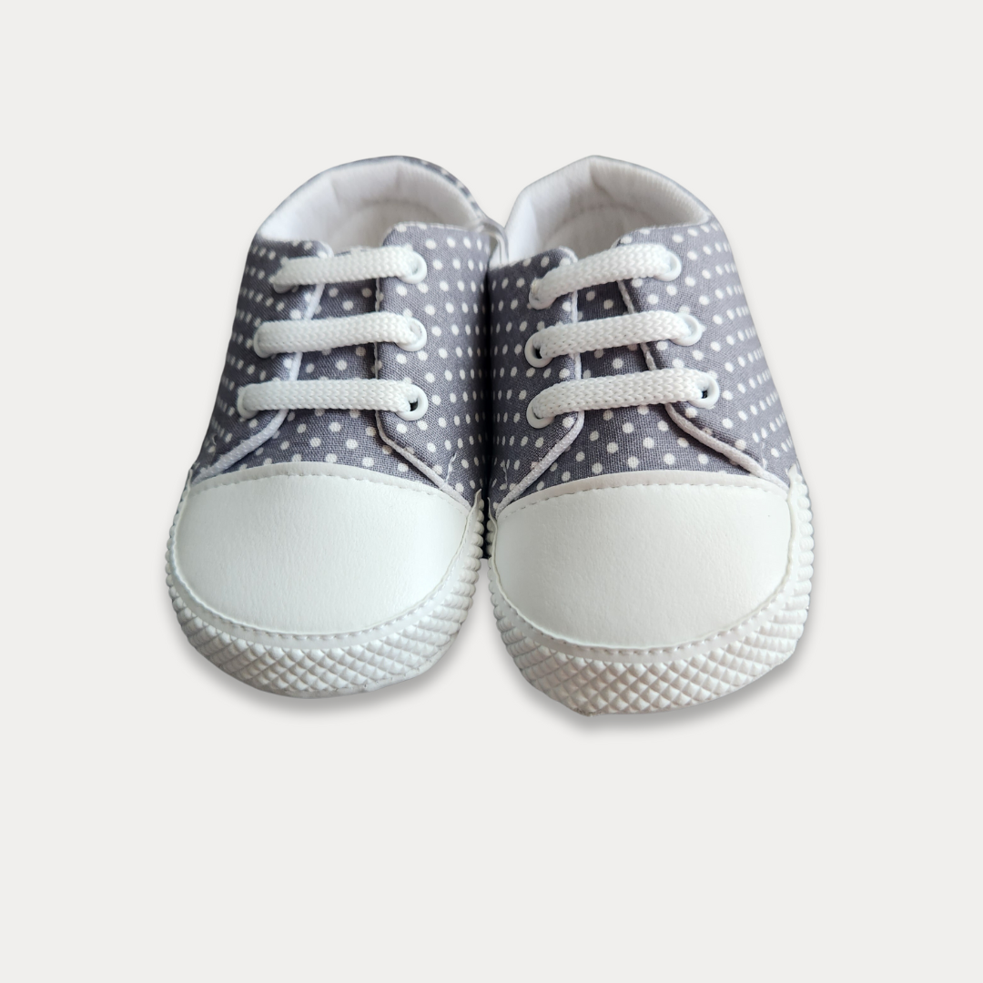 Polka Dot Print Baby Shoes - MiniMe.mu