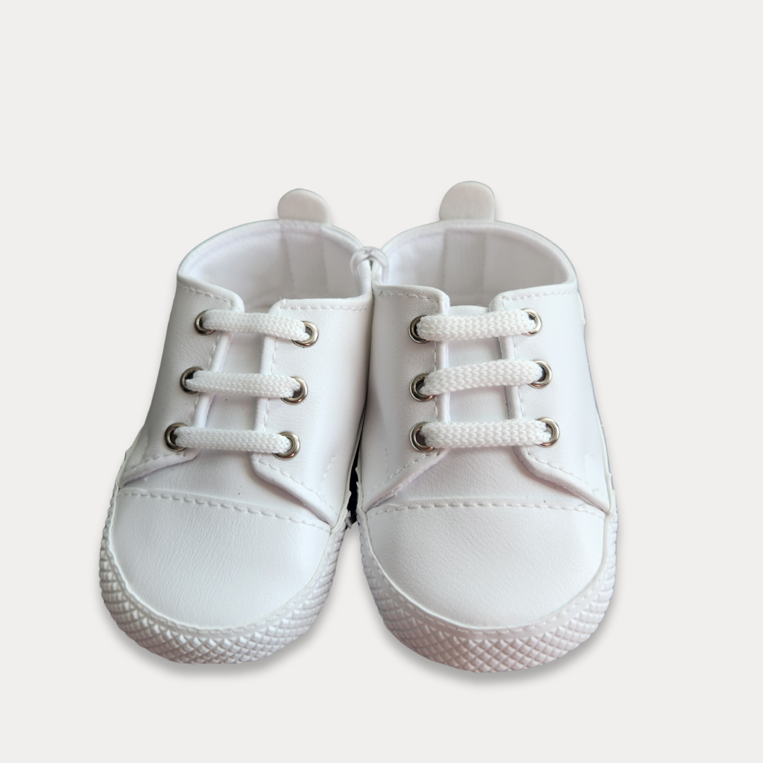 Baby Boy Faux Leather Sneakers - MiniMe.mu