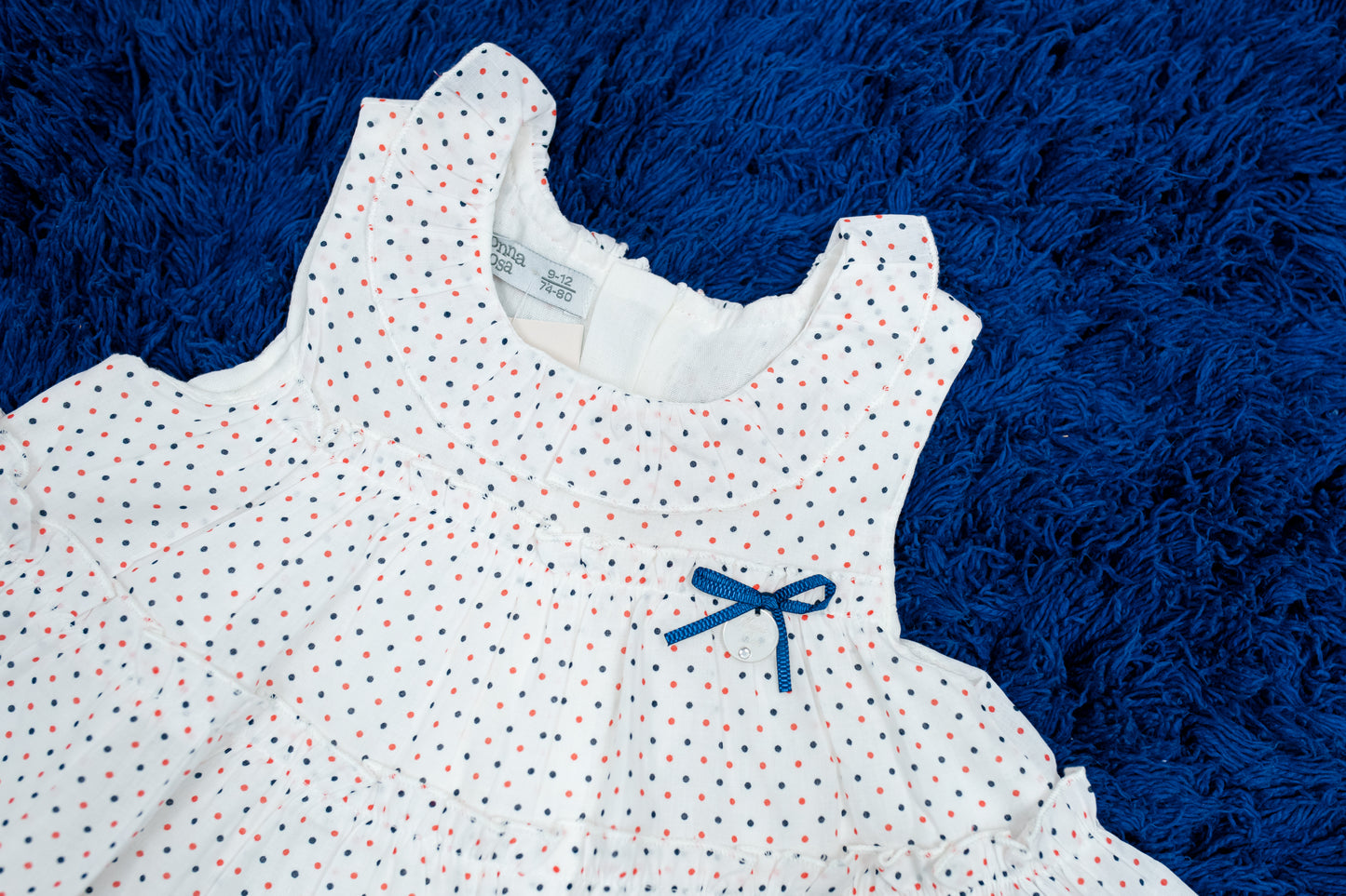 White Polka Dot Dress - Mini Me