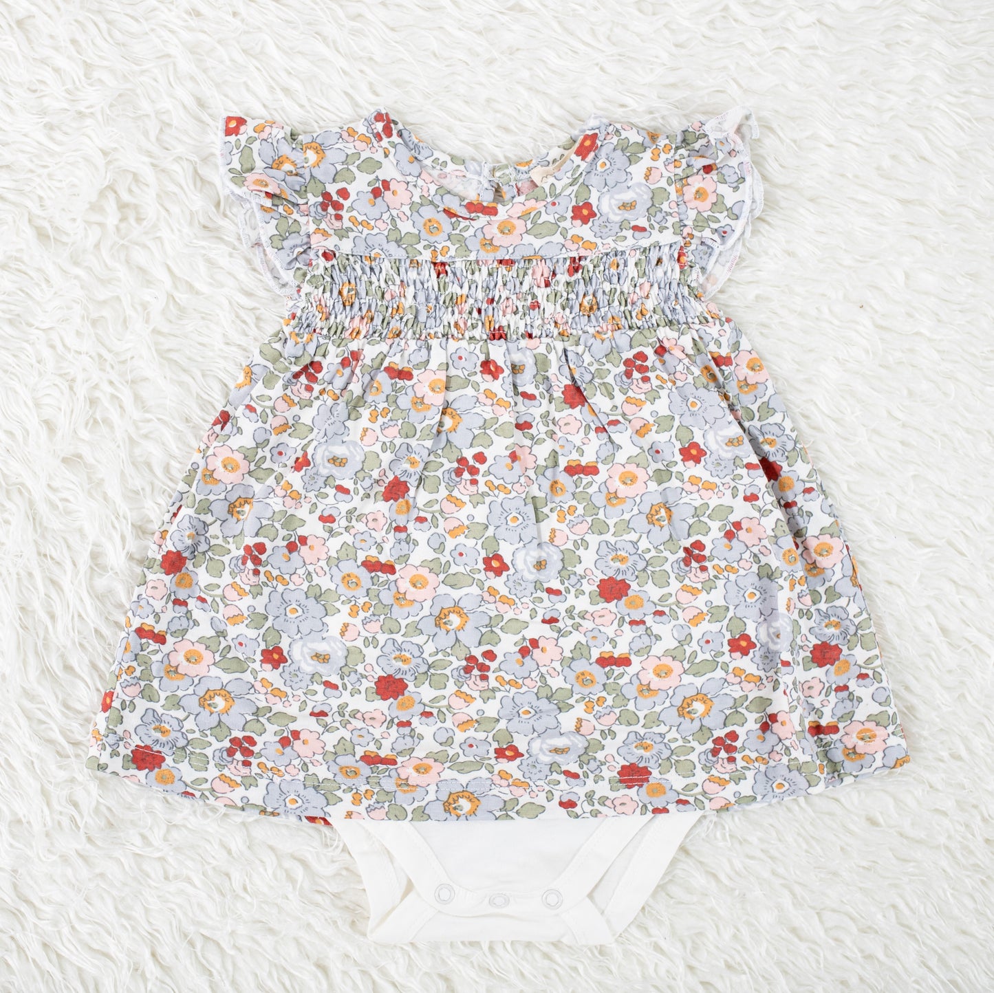 Dainty Floral Print Dress - Mini Me
