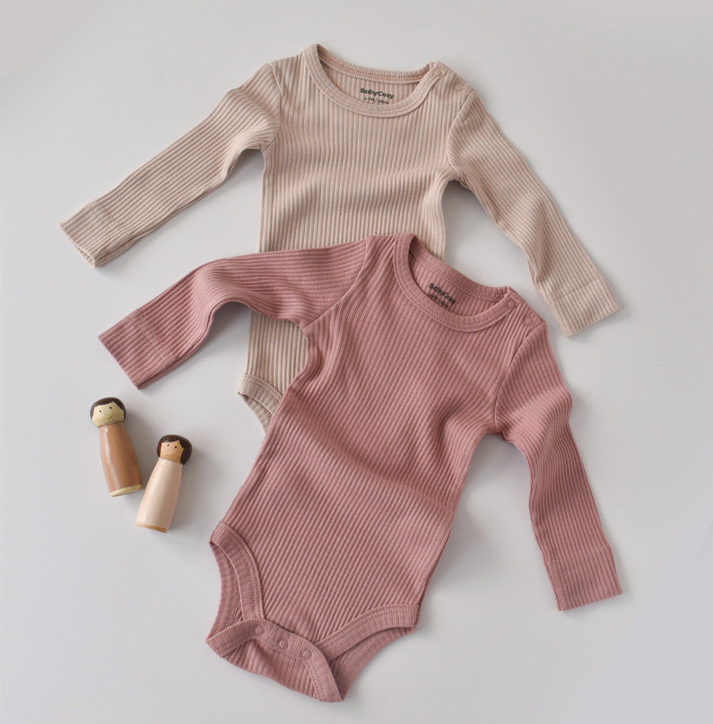 2 Pcs Long Sleeved Body / Organic Cotton - MiniMe.mu
