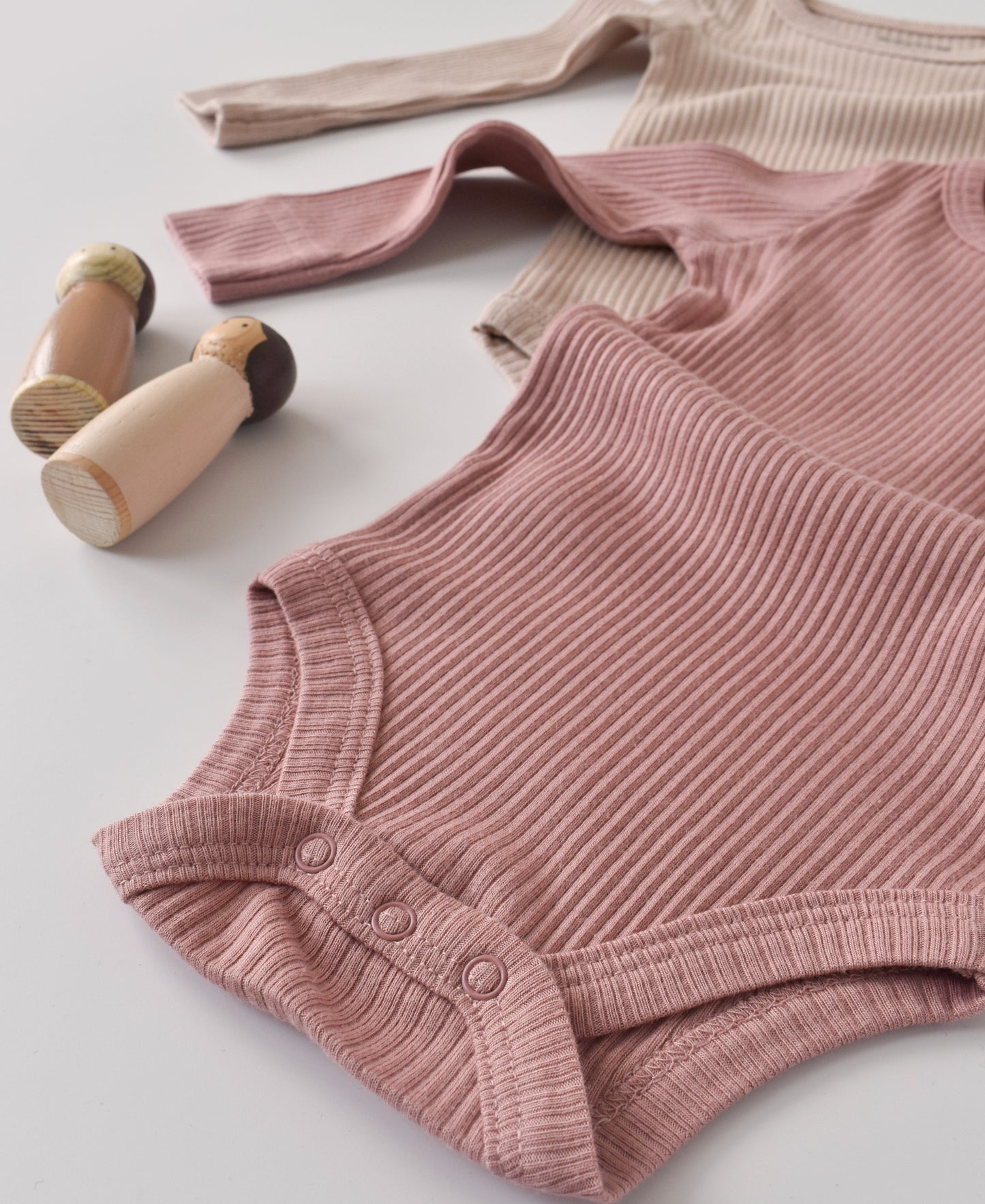 2 Pcs Long Sleeved Body / Organic Cotton - MiniMe.mu
