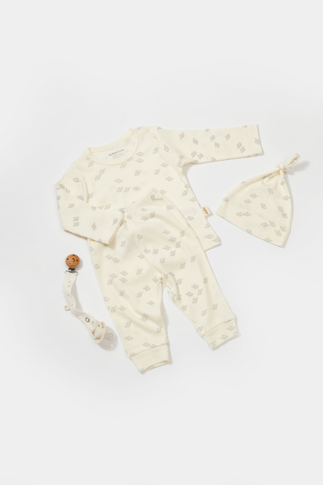 Unisex 3 Pieces Set ( Body + Pant + Beret ) - MiniMe.mu