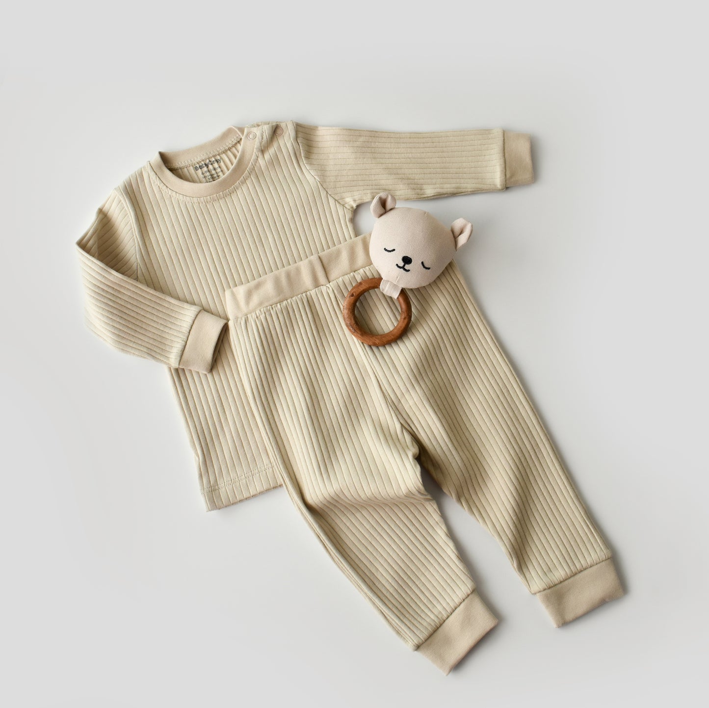 Ribbed Pant & Body Set - Mini Me Mauritius