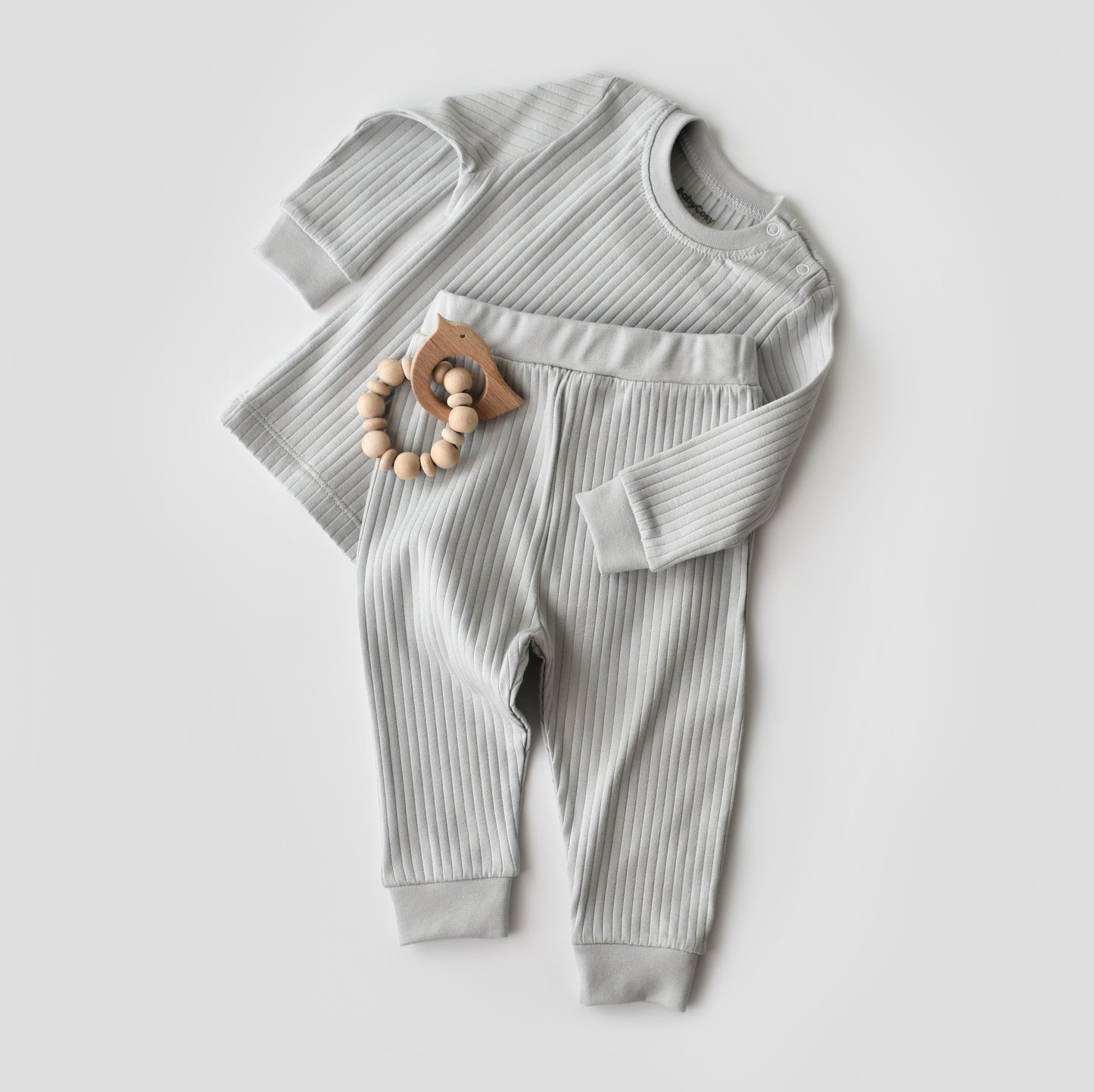 Ribbed Pant & Body Set - Mini Me Mauritius