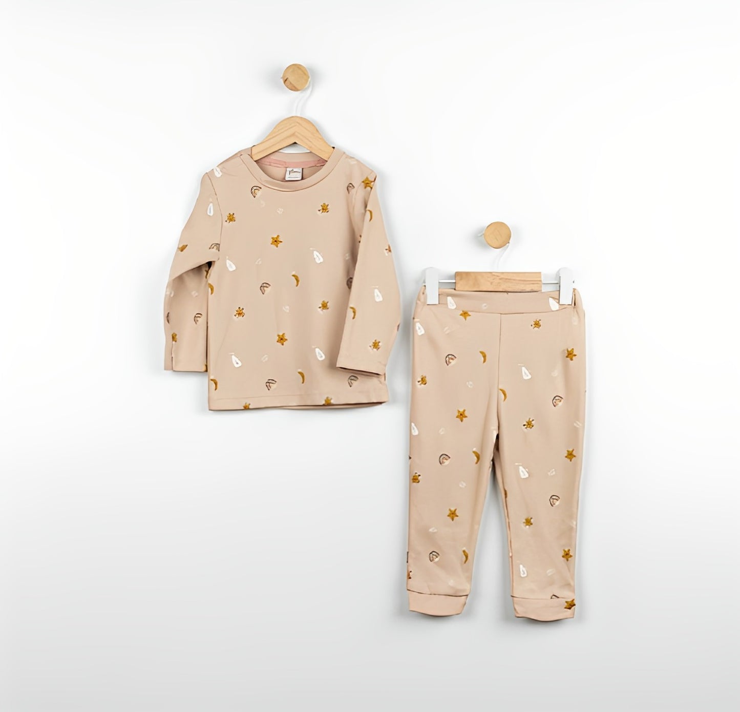 Sky Gaze Sleepy Long Sleeve Pyjama Set - Mini Me