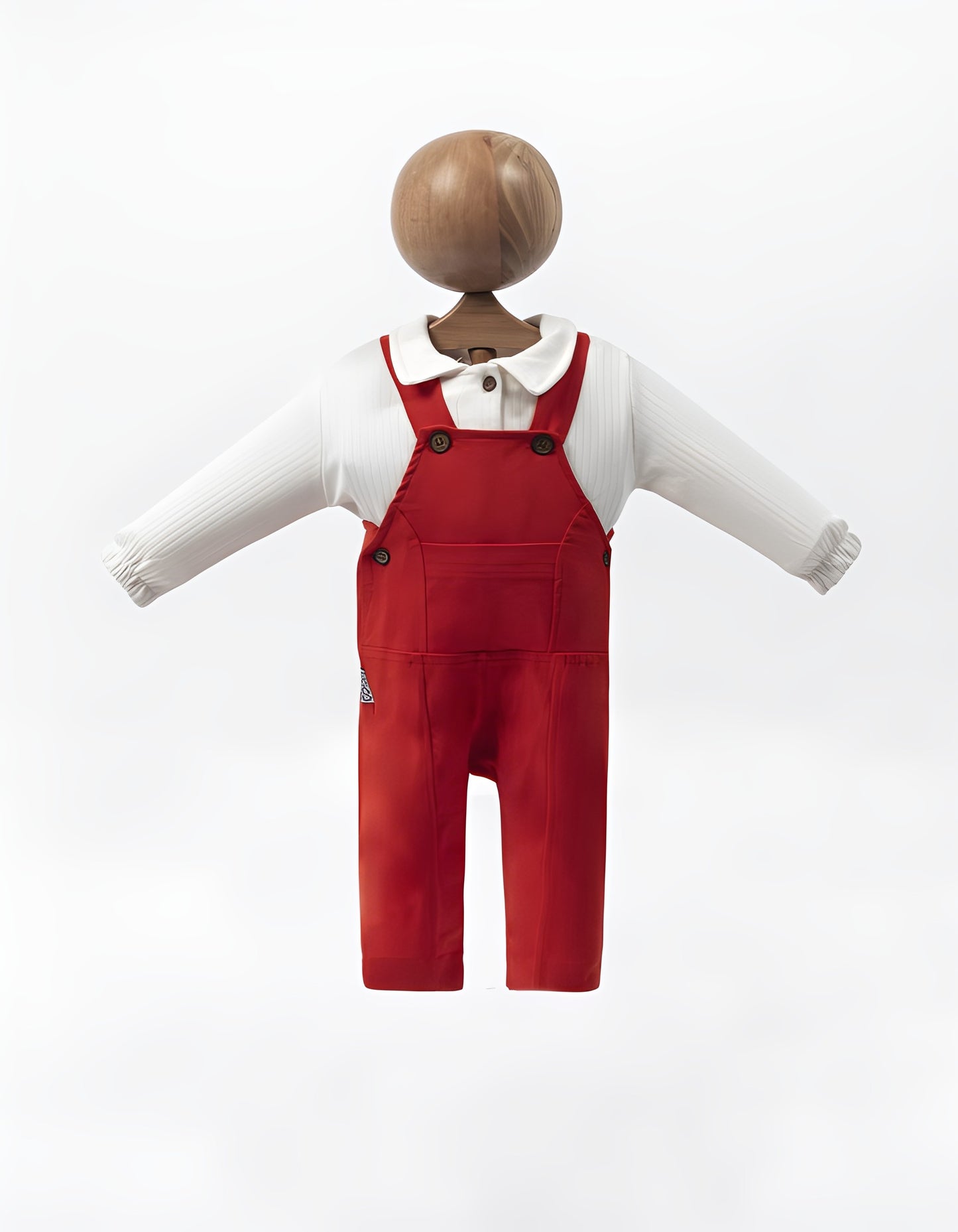 Solid Dungaree 2pcs Set - Mini Me