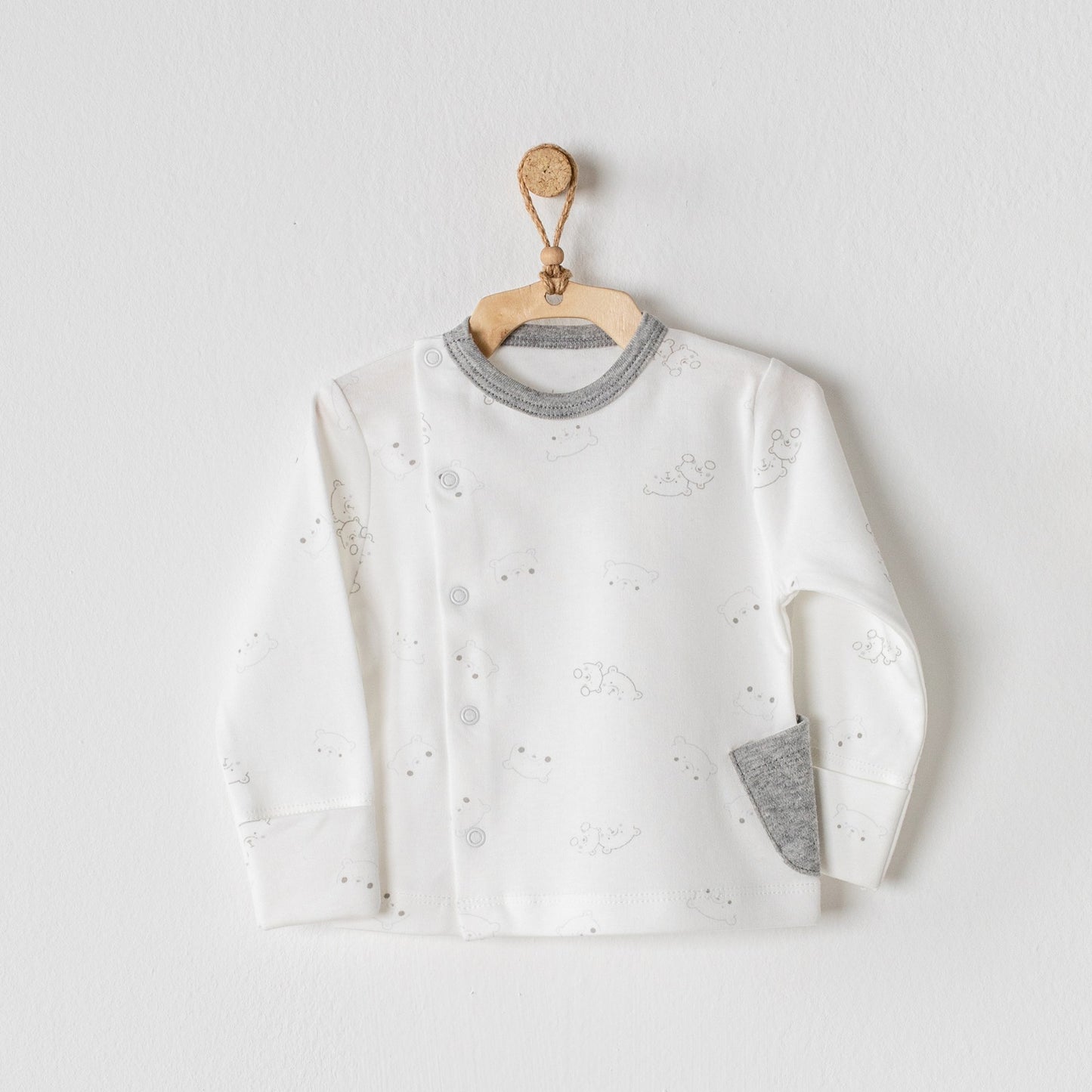 Side Snap Long Sleeved Tshirt - Mini Me
