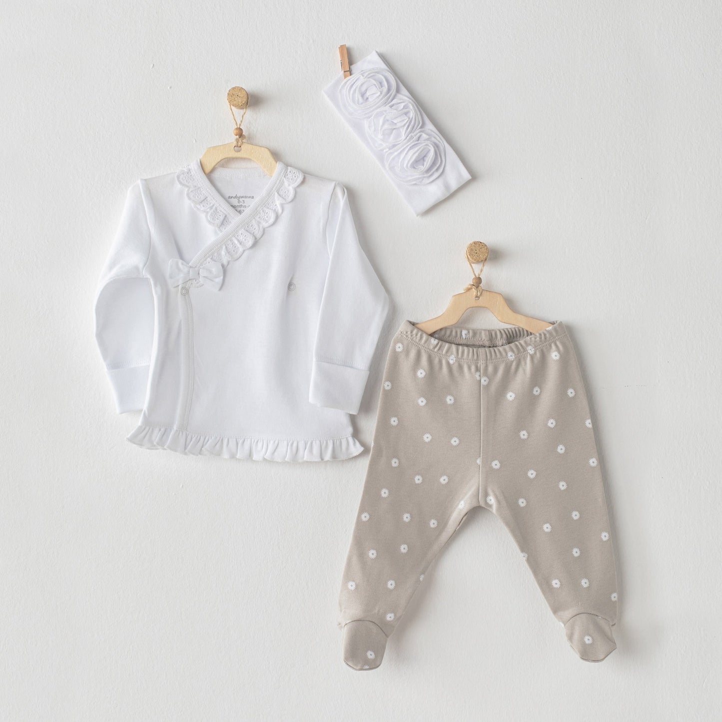 Newborn Baby Girl Side Snap Set - Mini Me