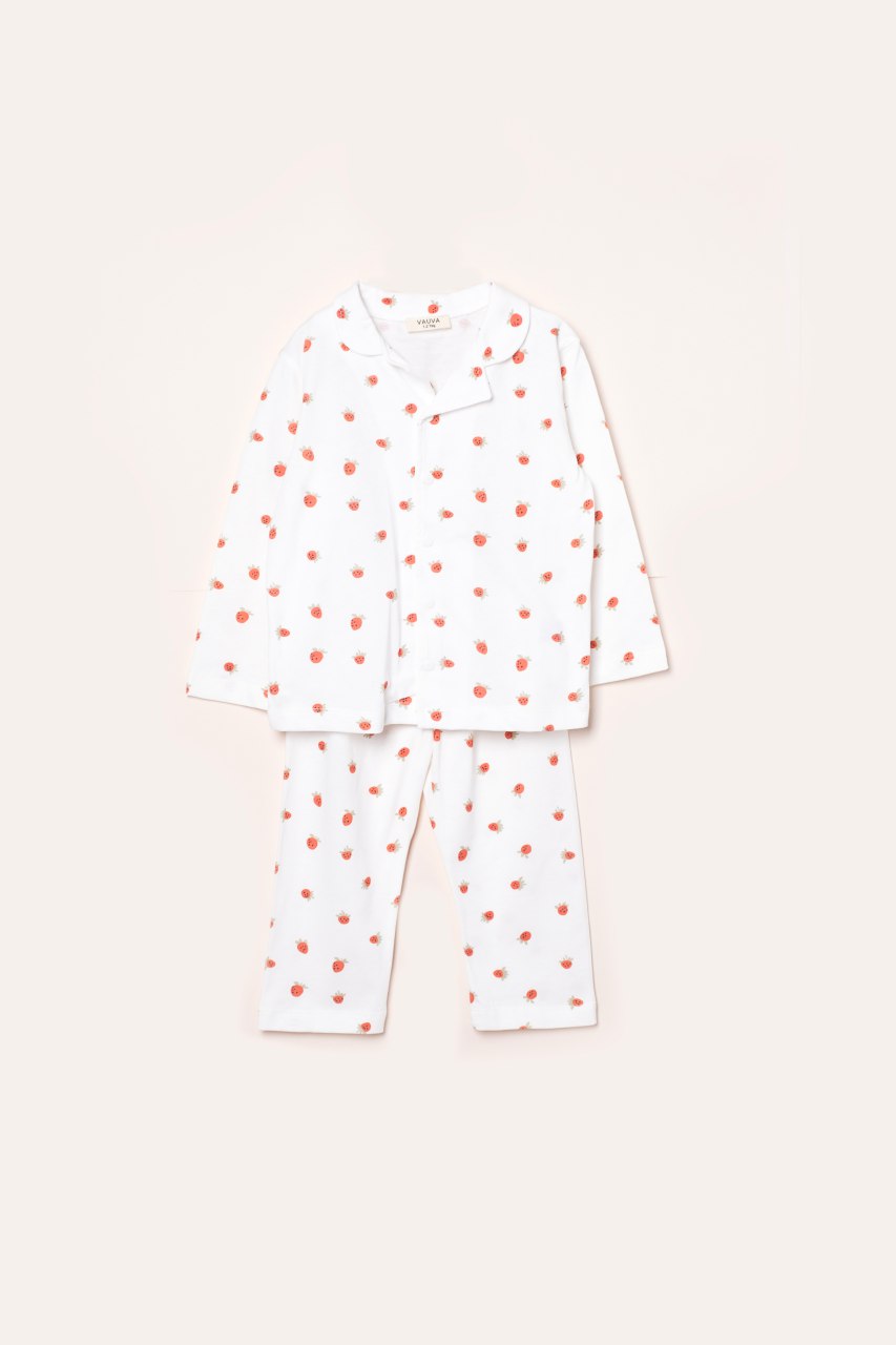 Strawberry Print Pyjama Set
