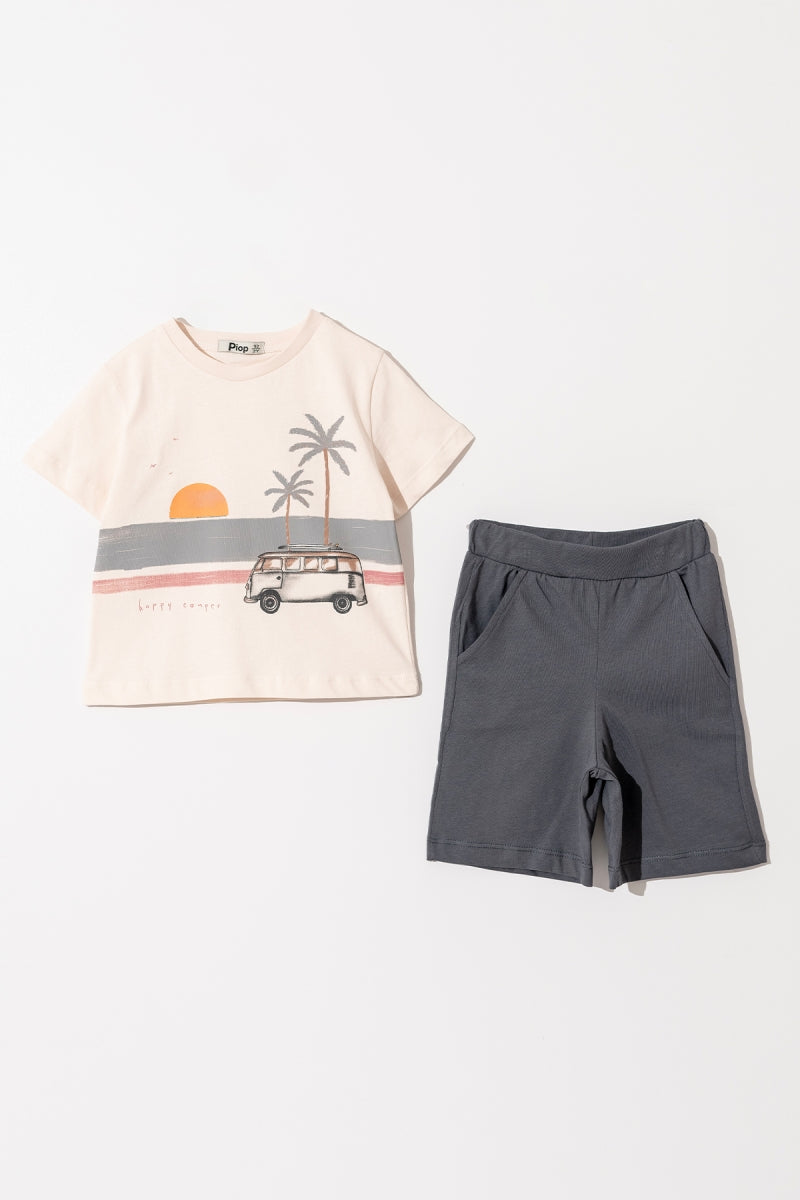 Summer Vibes Casual Short Set