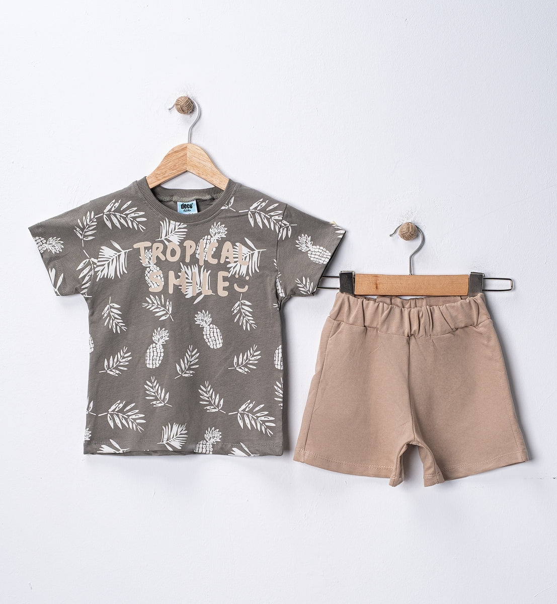 Tropical Smile Tshirt and Short Set - Mini Me