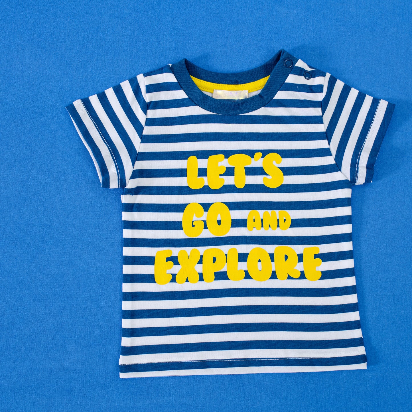 Navy Striped Explore T-shirt - Mini Me
