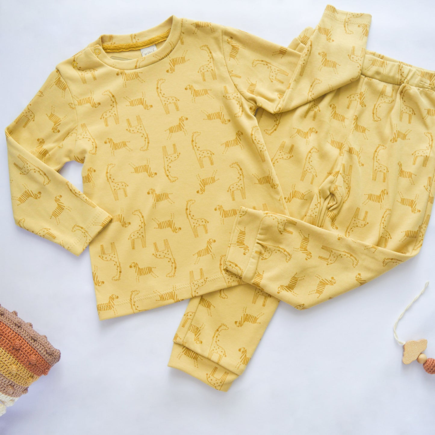 Safari Sleepy Long Sleeve Pyjama Set - Mini Me Mauritius