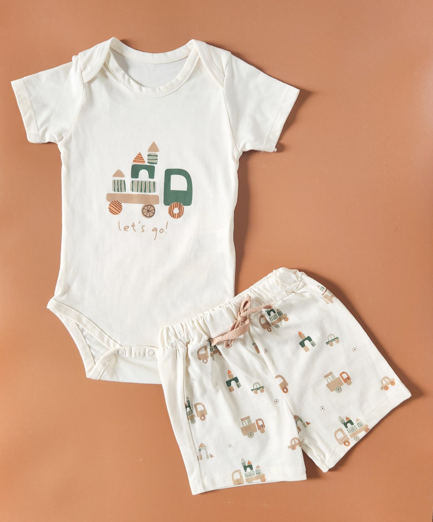 Let's Go T-shirt and Short Set