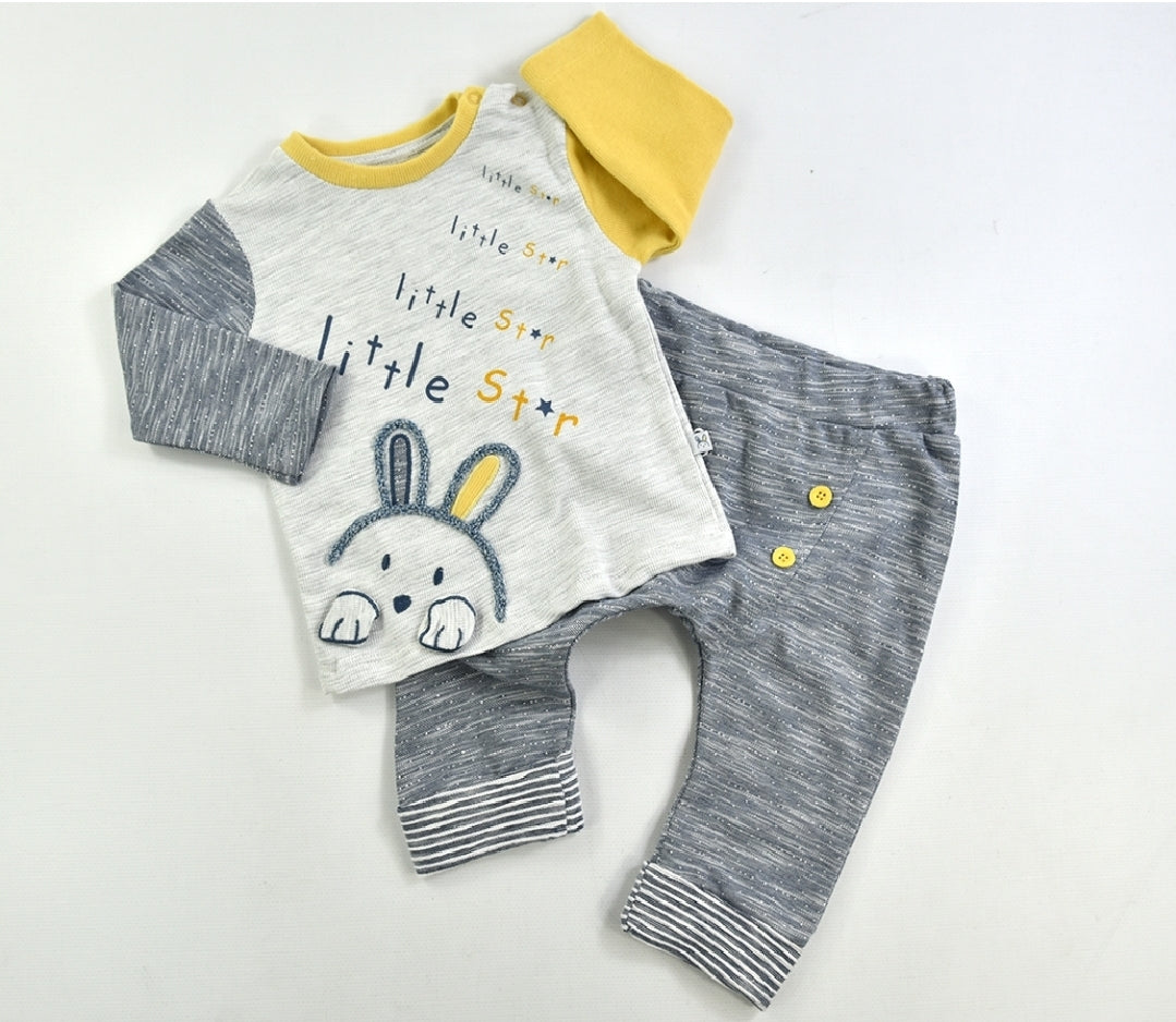 Rabbit Little Star Top and Pant Set - Mini Me