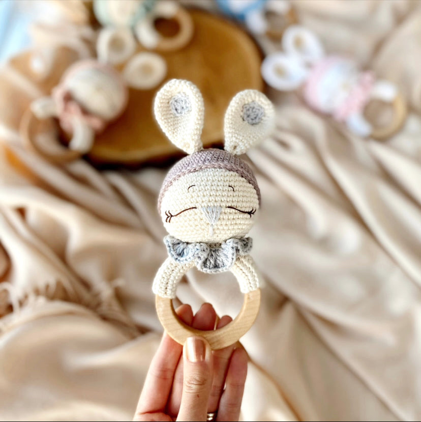 Amigurumi Zoe Toy Rattle & Teether