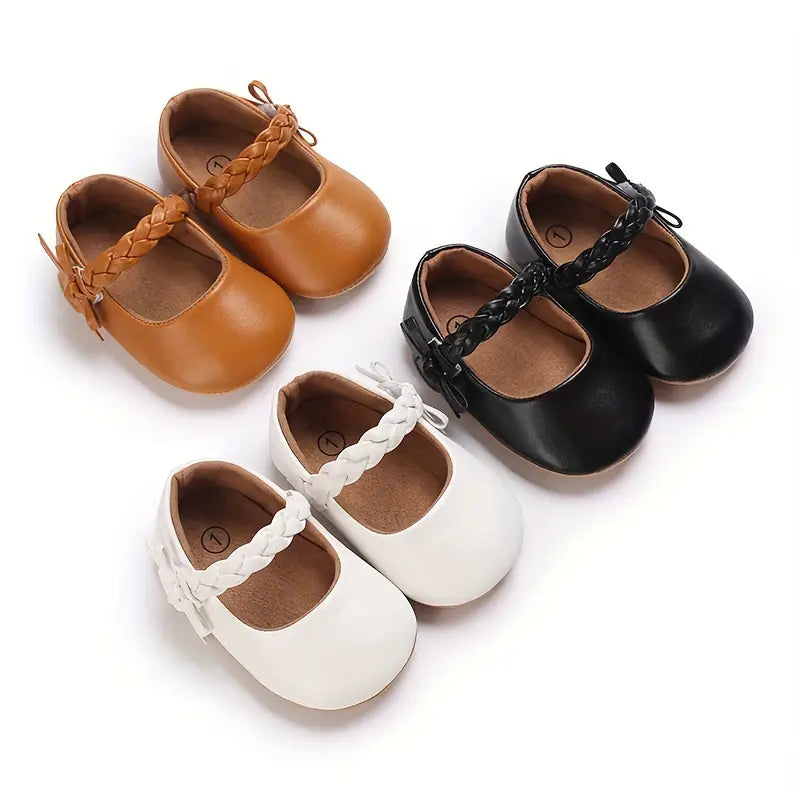 Bowknot Soft Sole Mary Jane Shoes