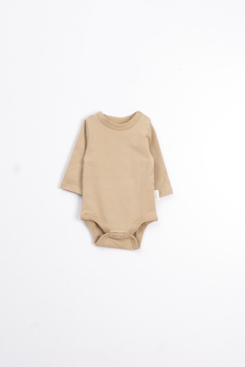 Basic Cotton Long Sleeved Bodysuit