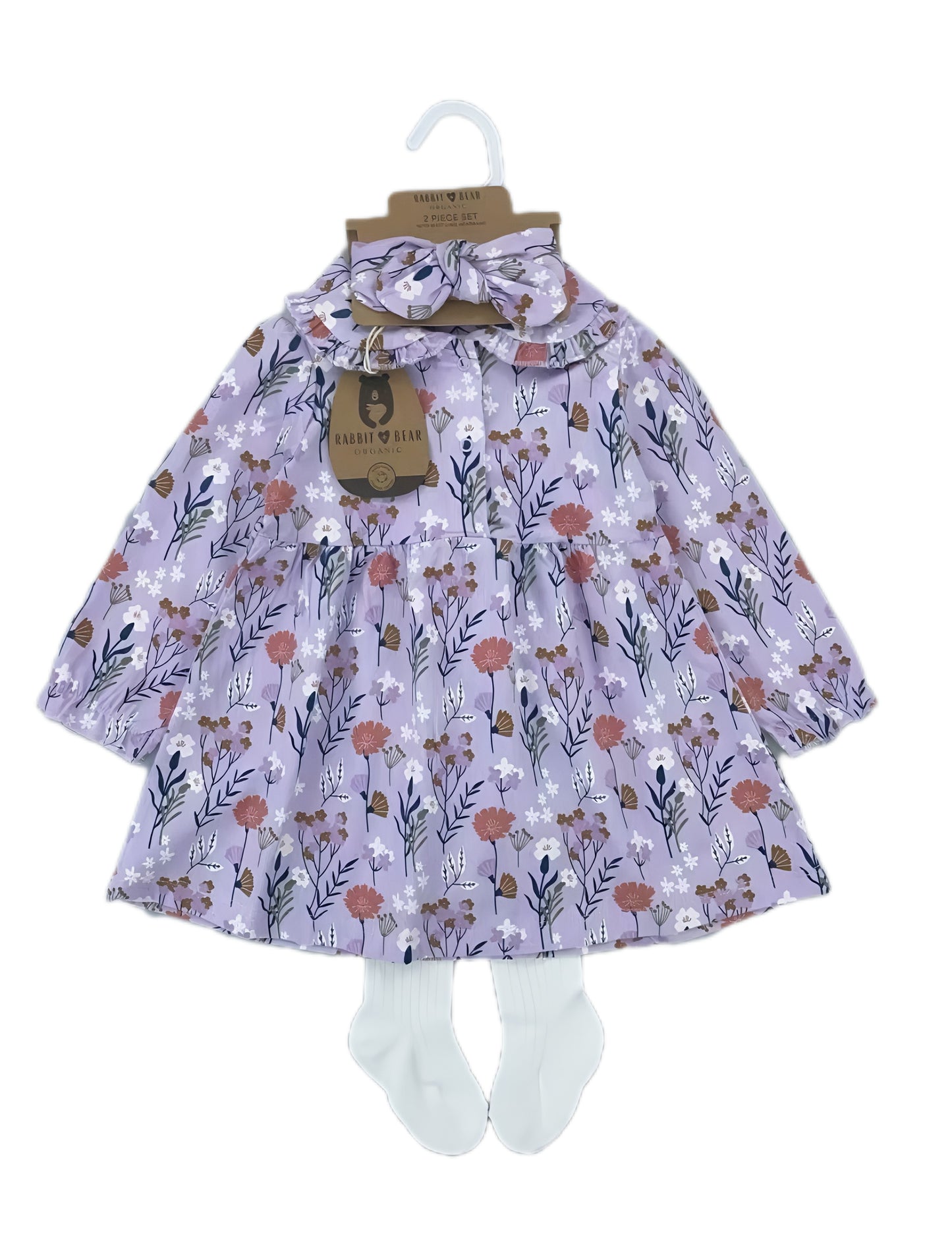 Little Bloom Smock Dress with Stocking