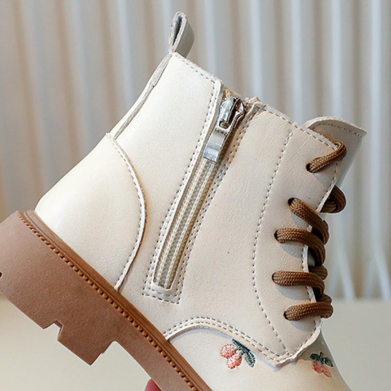 Cherry Embroidered Boots