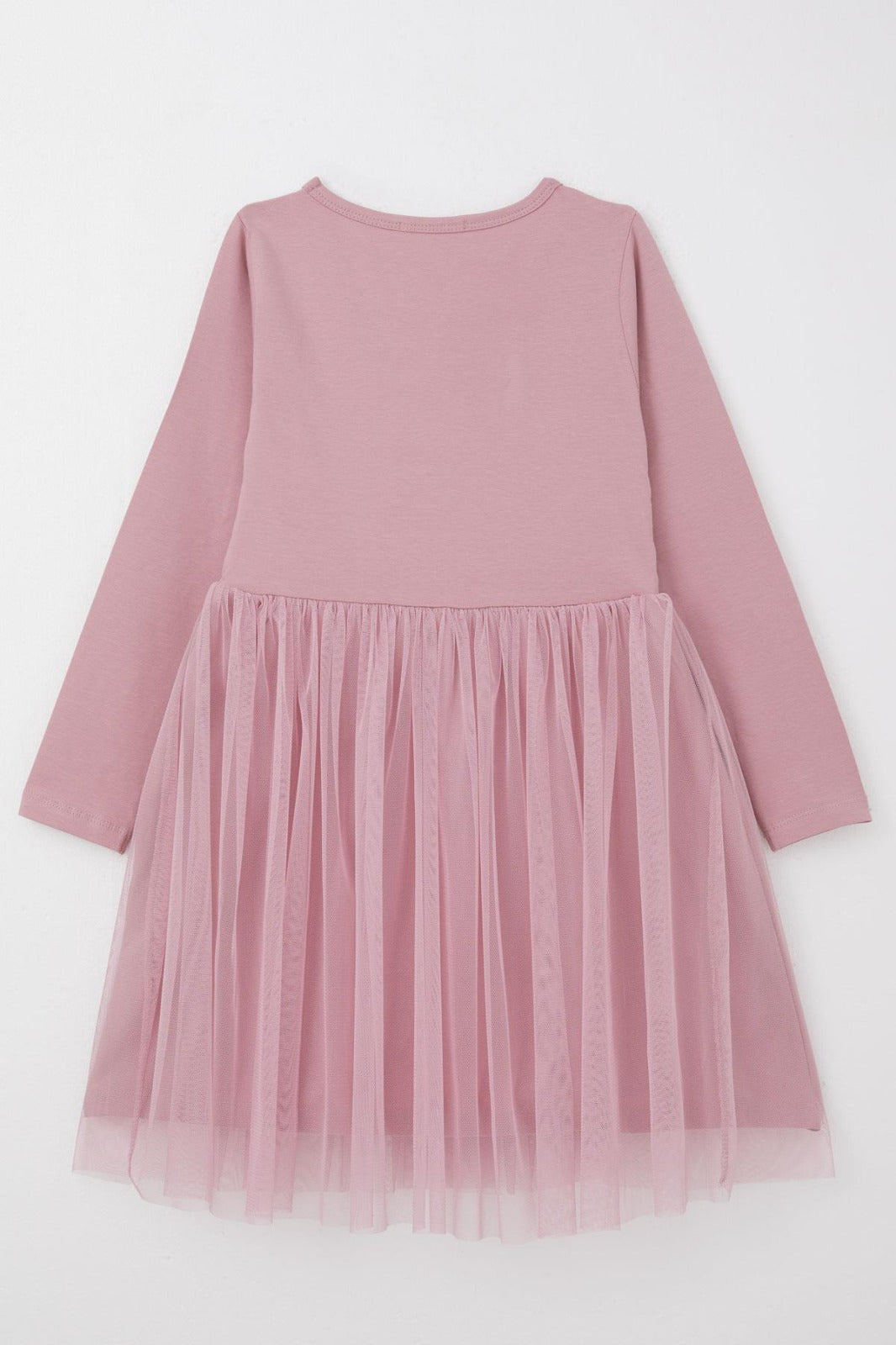 Lace Dusky Pink Tulle Dress