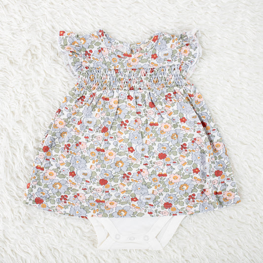 Dainty Floral Print Dress - Mini Me