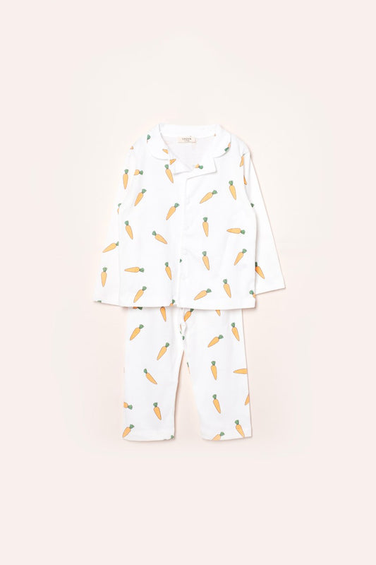 Carrot Print Pyjama Set