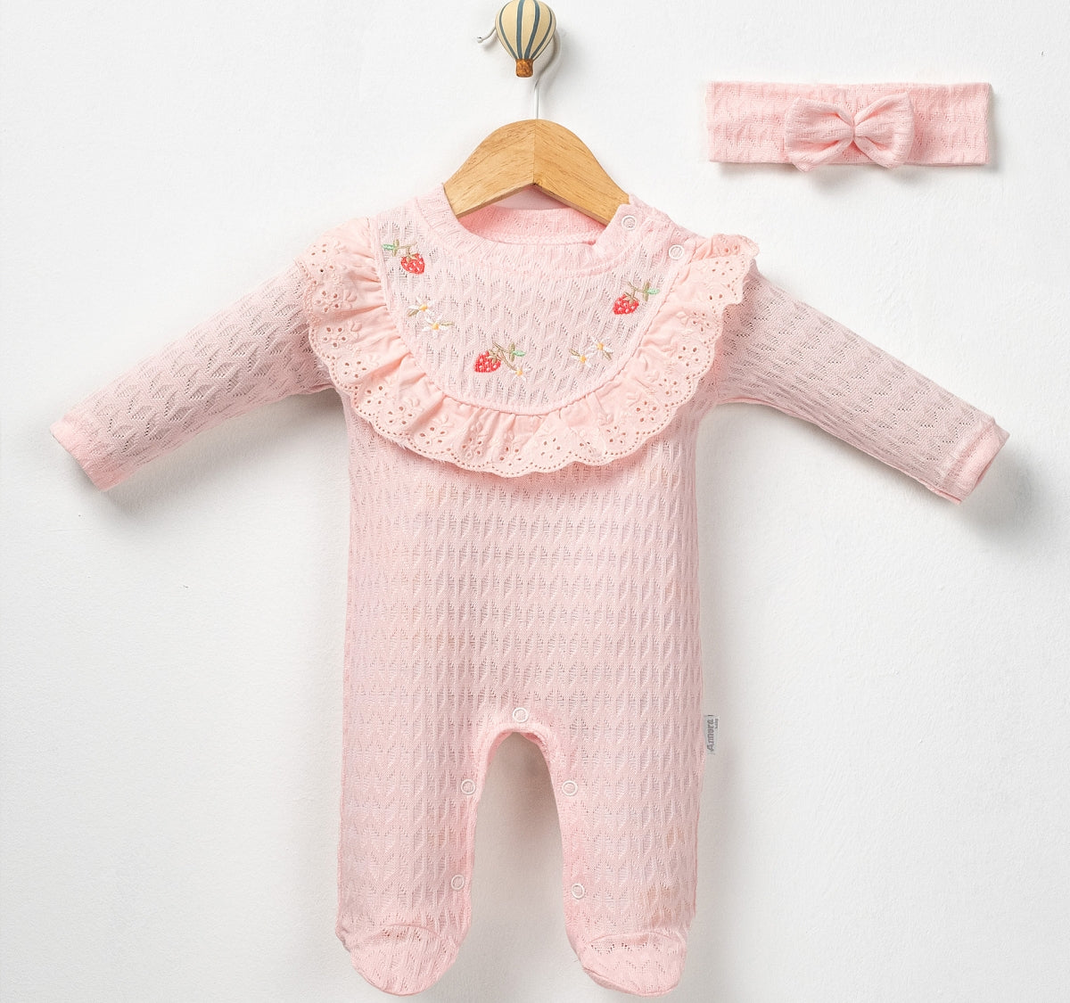 Strawberry Lace Onesie - Mini Me