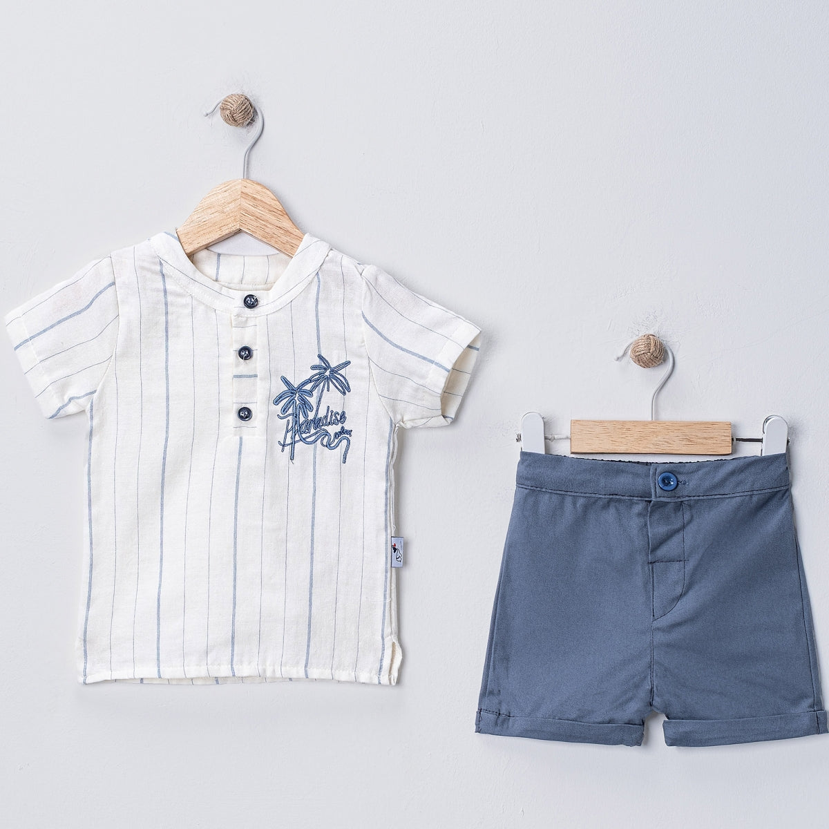 Paradise Shirt and Short Set - Mini Me