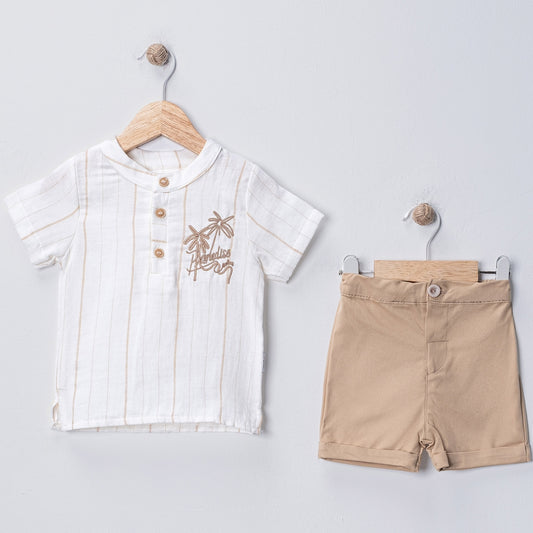 Paradise Shirt and Short Set - Mini Me