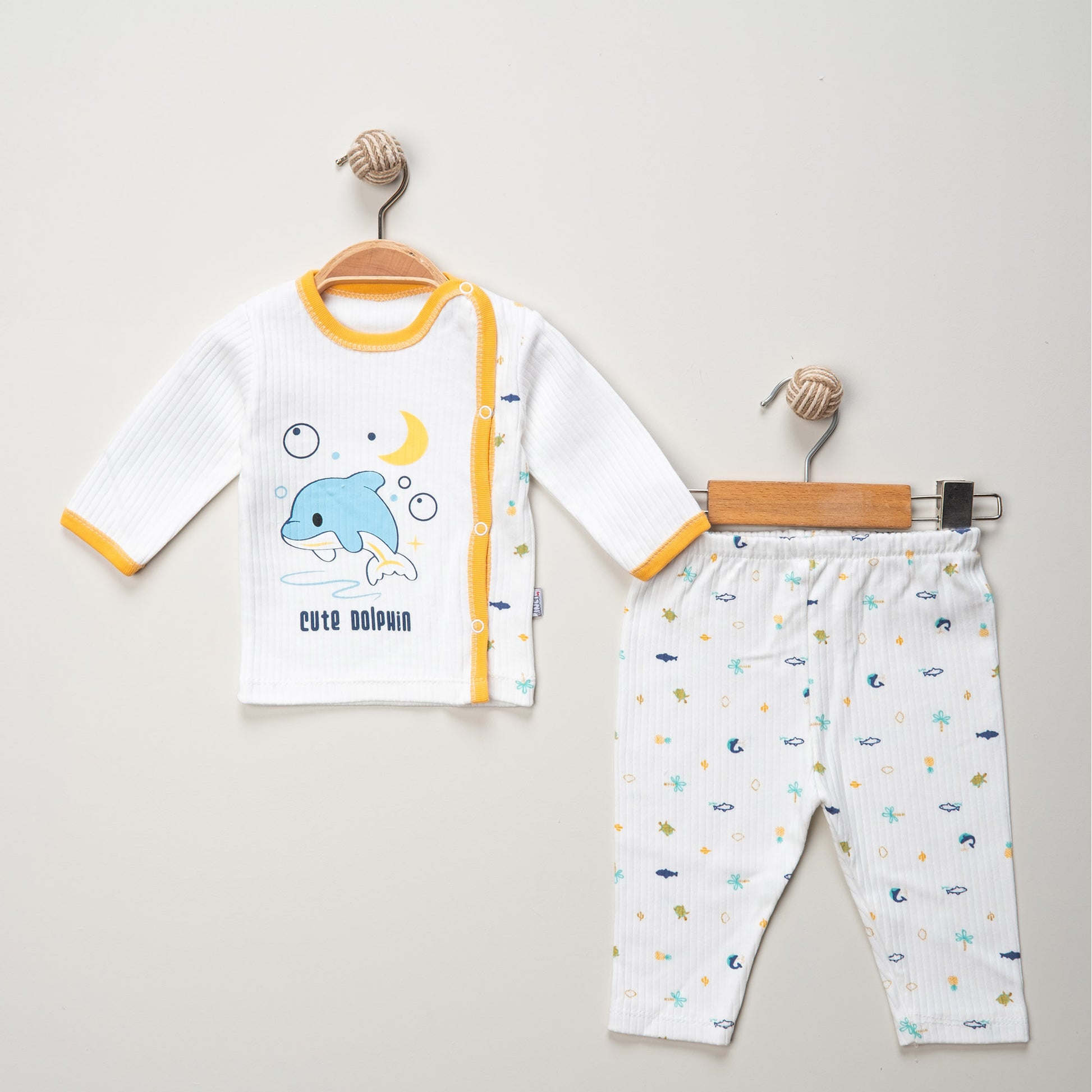 Cute Dolphin Newborn Sleepwear - Mini Me