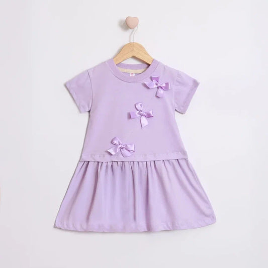 Little Bow Charm Dress - Mini Me
