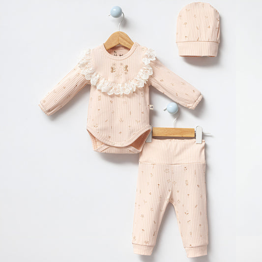 Peachy Tales Bodysuit 3pcs Set - Mini Me