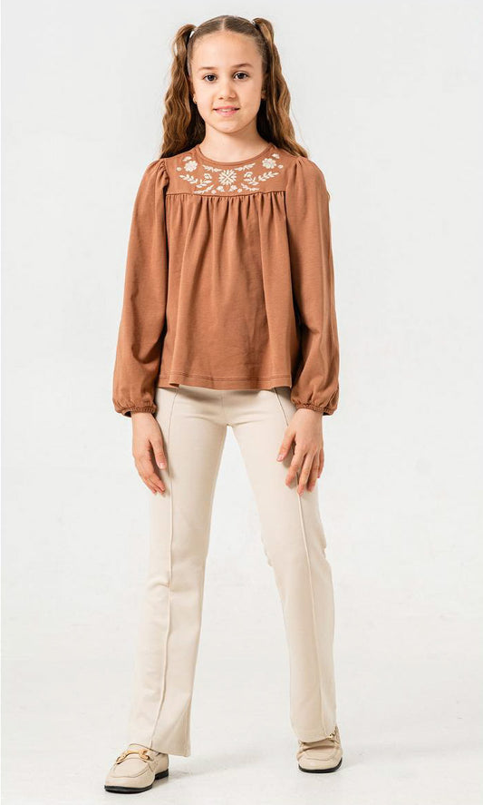 Embroidered Terra Blouse and Pant