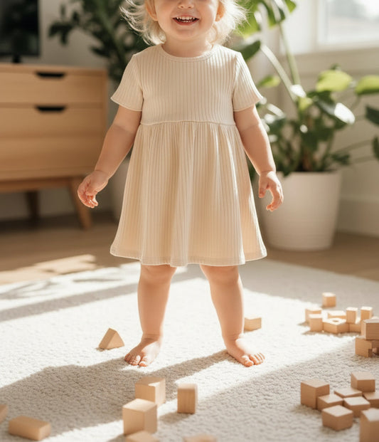 Ribbed Comfort Dress - Mini Me
