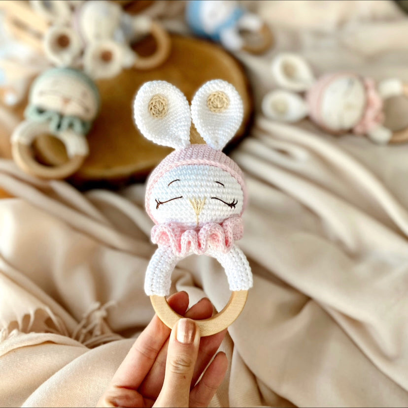 Amigurumi Zoe Toy Rattle & Teether