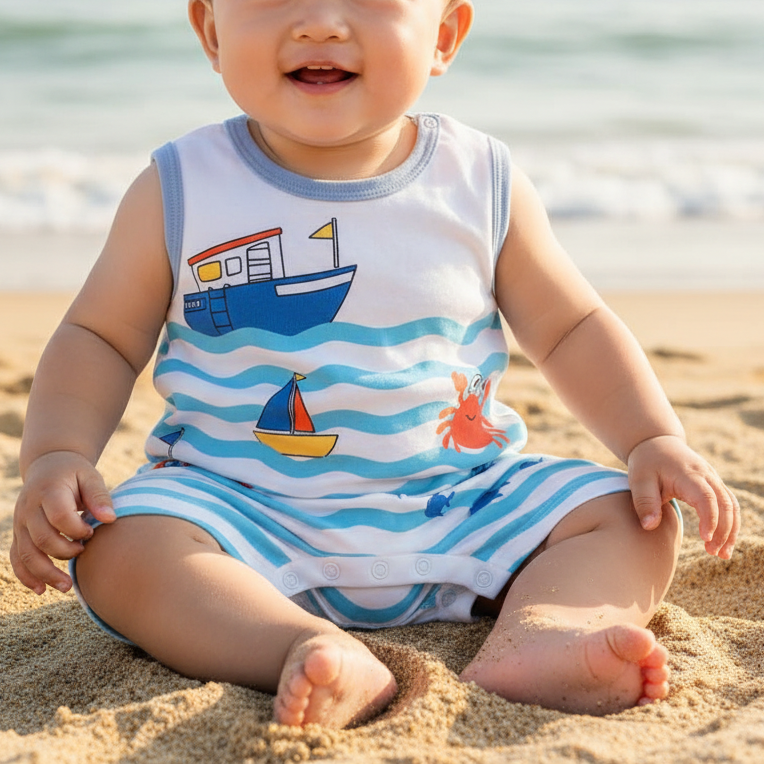 Ocean Explorer Romper - Mini Me