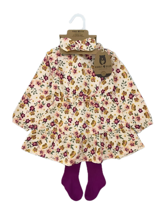 Garden Gala Smock Dress with Stocking