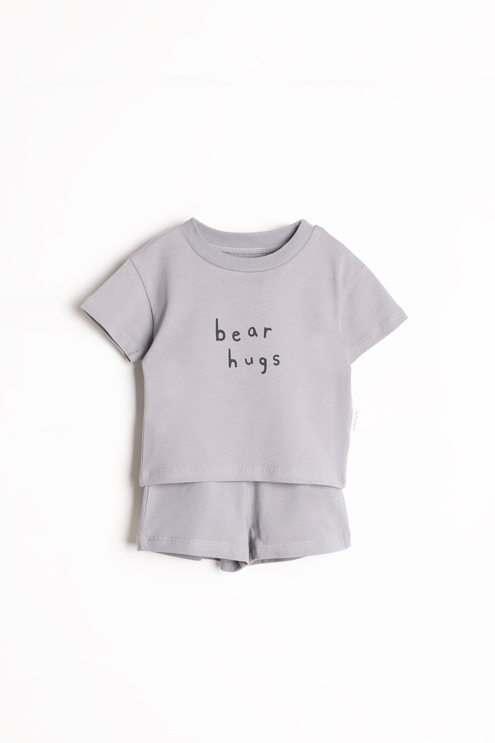 Bear Hugs Cotton Short Set - Mini Me