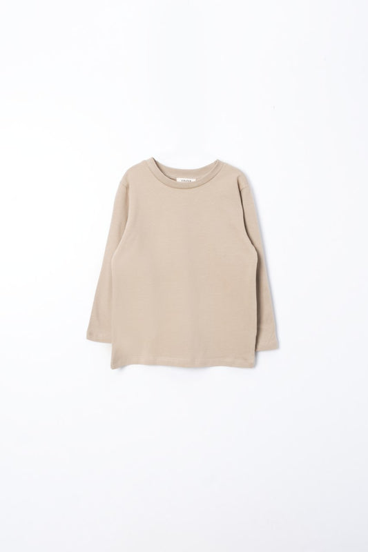 Soft Cotton Crew Long Sleeved Tshirt