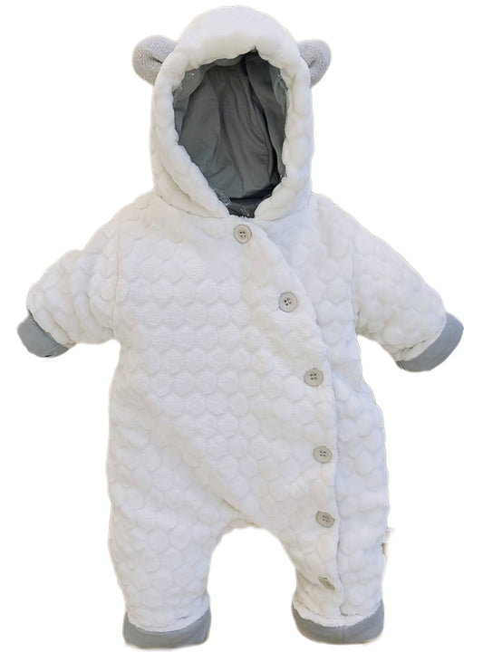 Unisex Fuzzy Pramsuit