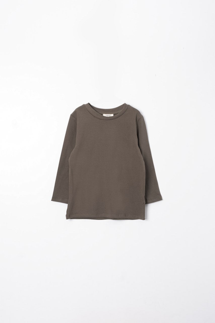 Soft Cotton Crew Long Sleeved Tshirt
