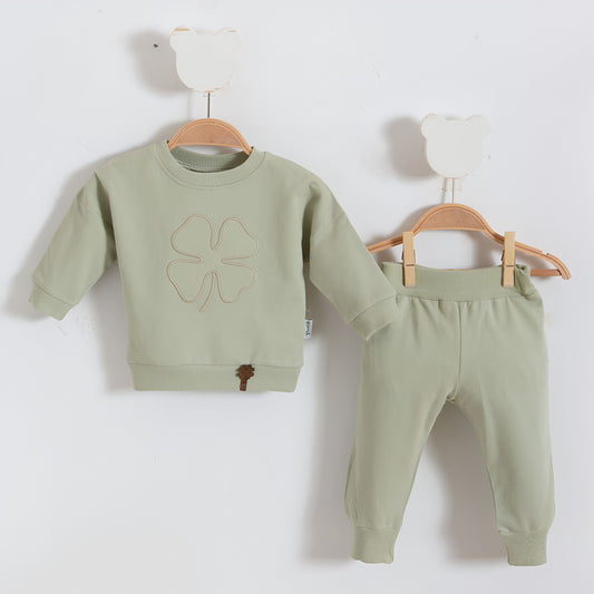 Lucky Clover Sweat Set - Mini Me