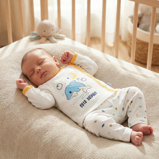 Cute Dolphin Newborn Sleepwear - Mini Me